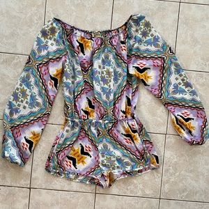 Show Me Your MuMu Romper Long Sleeve Medium